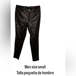 Size small MENS leather pants